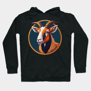 Goat Portrait Hoodie